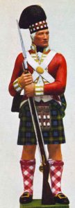 92nd Highlander: Battle of Arroyo Molinos on 28th October 1811 in the Peninsular War: statuette by Pilkington Jackson
