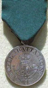 Copenhagen Medal awarded to a member of the 95th Rifles