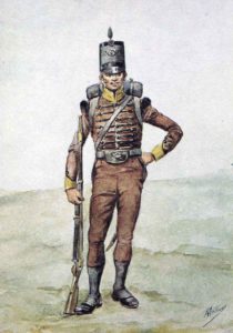 Portuguese Caçadore: Battle of Arroyo Molinos on 28th October 1811 in the Peninsular War