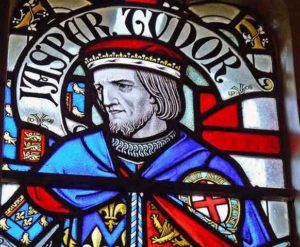 Jasper Tudor, Lancastrian commander at the Battle of Mortimer's Cross on 3rd February 1461 in the Wars of the Roses