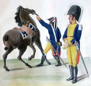 Spanish Cavalry: Battle of Usagre on 25th May 1811 in the Peninsular War: picture by Suhl