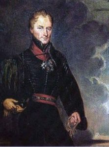 Colonel Sydney Beckwith of the 95th Rifles, British commander at the Battle of Sabugal on 3rd April 1811 in the Peninsular War