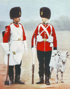 Royal Welch Fusiliers in home service uniform: Battle of Spion Kop on 24th January 1900 in the Boer War