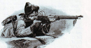 Boer rifleman in the Boer War