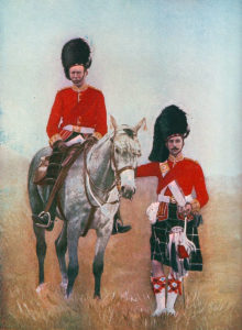 Officers of the Seaforth Highlanders: Battle of Magersfontein on 11th December 1899 in the Boer War