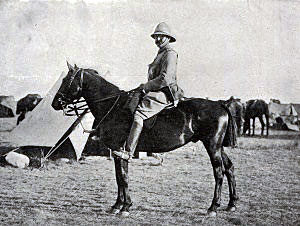 Colonel Thorneycroft who commanded the troops on Spion Kop: Battle of Spion Kop on 24th January 1900 in the Great Boer War