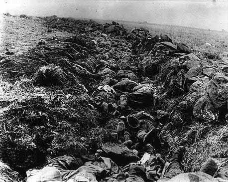 The area at the top of Spion Kop called 'Murderous Acre' after the Battle of Spion Kop on 24th January 1900 in the Boer War
