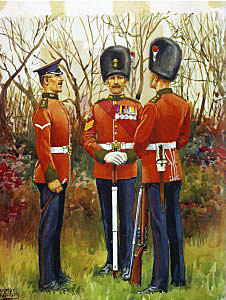 Northumberland Fusiliers in 1901. The Sergeant is wearing the Queen’s South Africa Medal and the King’s South Africa Medal: Battle of Stormberg 9th/10th December 1899 in the Boer War