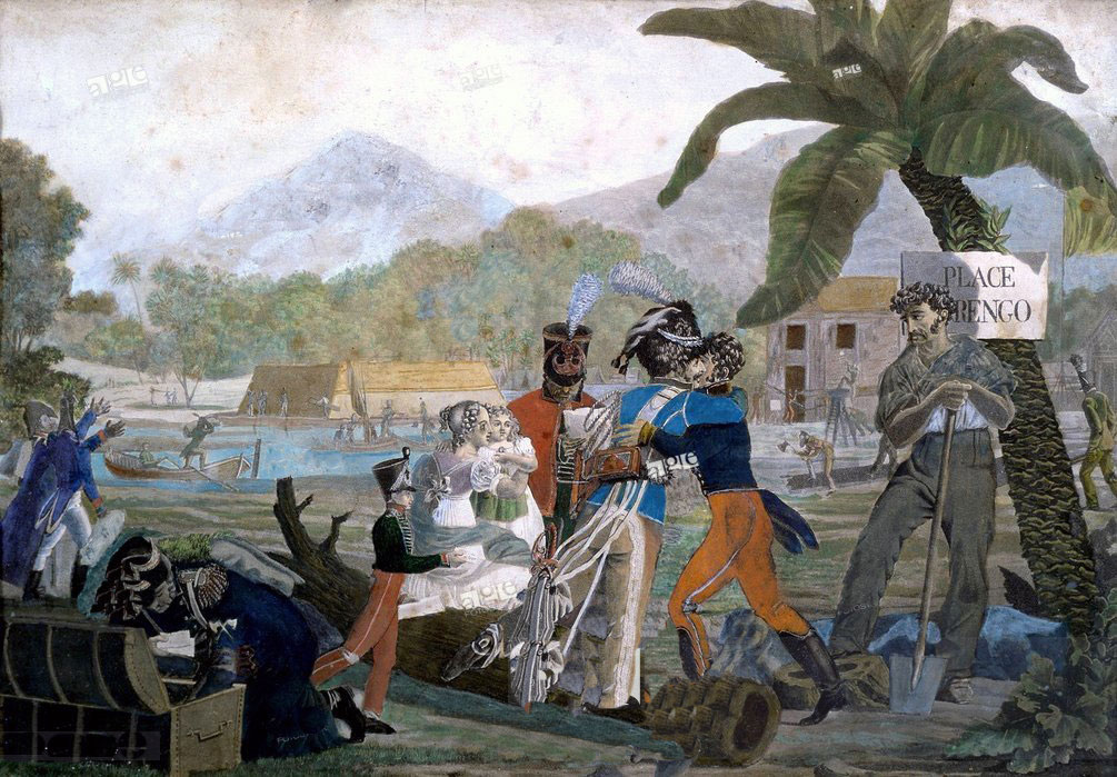 Aigleville, Texas, 1819: Battle of Villagarcia on 11th April 1812 in the Peninsular War