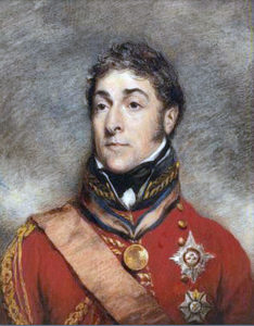 General Sir Stapleton Cotton, commanding the British Cavalry Division at the Battle of Villagarcia on 11th April 1812 in the Peninsular War