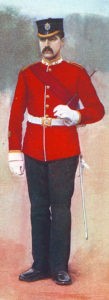 Sergeant of the East Surrey Regiment in home service uniform: Battle of Pieters, fought from 14th to 28th February 1900 in the Great Boer War