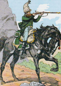 French Dragoon: Battle of Majadahonda on 11th August 1812 in the Peninsular War