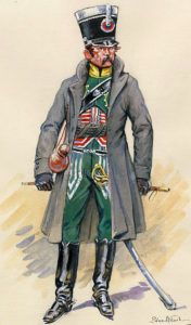 Officer of French Chasseurs à Cheval: Battle of Garcia Hernandez on 23rd July 1812 in the Peninsular War