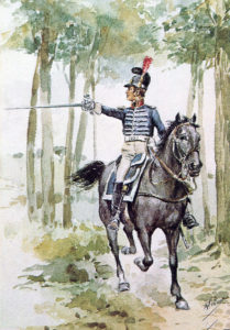 Portuguese Dragoon Officer: Battle of Majadahonda on 11th August 1812 in the Peninsular War