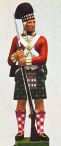 92nd Highlander: Battle of Vitoria on 21st June 1813 during the Peninsular War: statuette by Pilkington Jackson