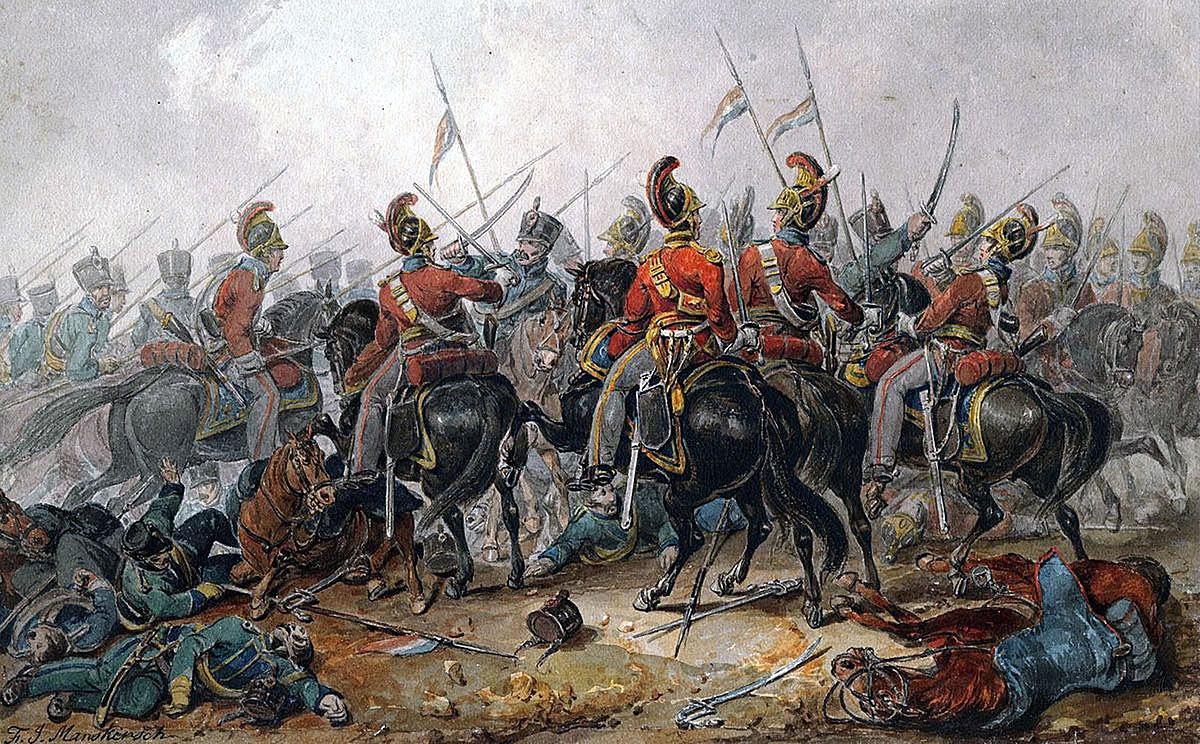 1st Life Guards: Battle of Vitoria on 21st June 1813 during the Peninsular War