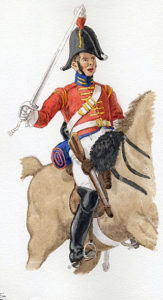 King's German Legion 1st Dragoons: Action at Villodrigo on 23rd October 1812 during the Retreat from Burgos in the Peninsular War