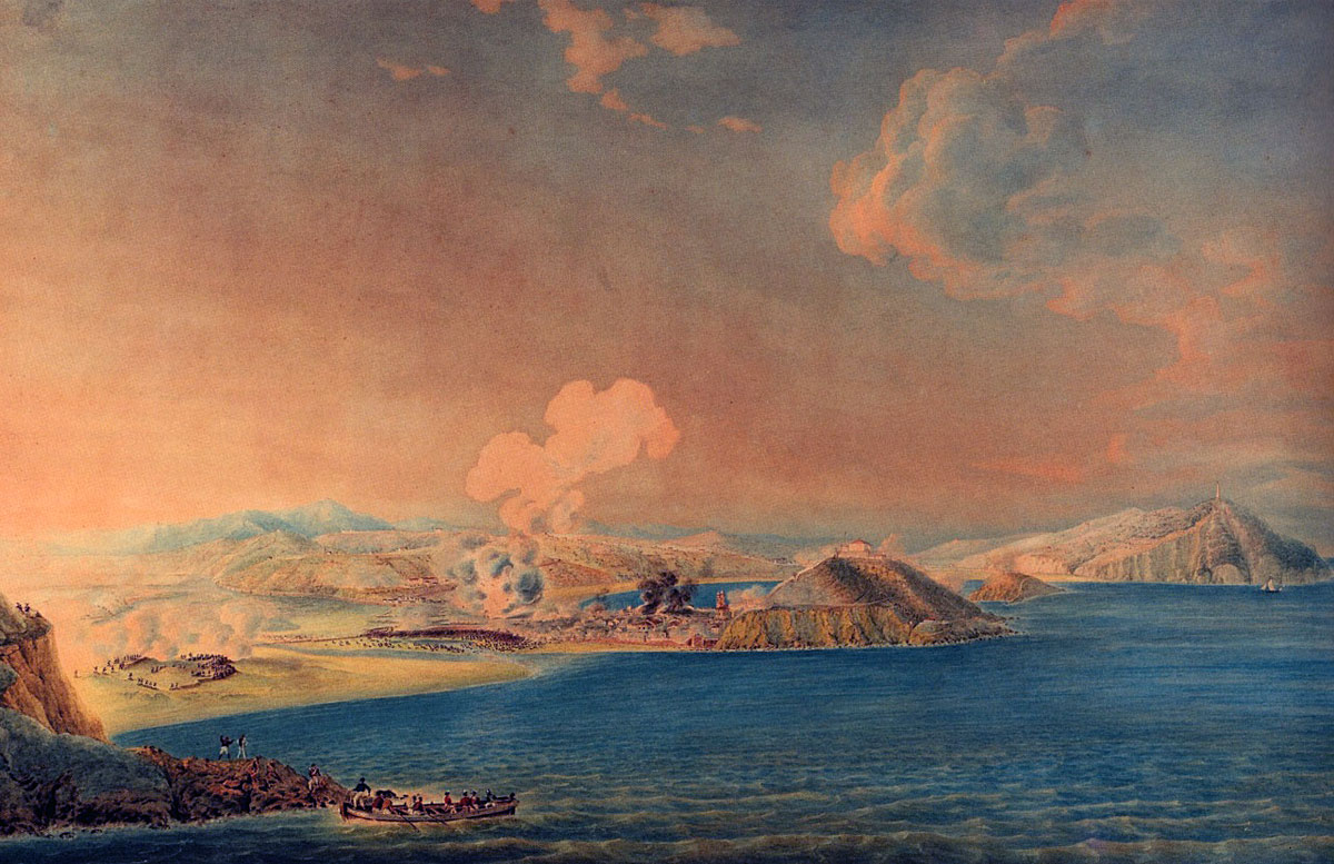 Storming of San Sebastian between 11th July and 9th September 1813 in the Peninsular War