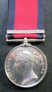 Military General Service Medal 1848 with clasp for San Sebastian: Storming of San Sebastian between 11th July and 9th September 1813 in the Peninsular War