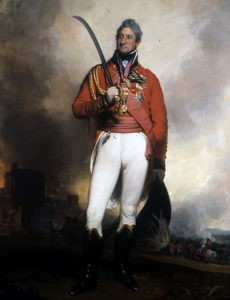 General Thomas Picton, commander of the British Third Division at the Storming of Badajoz on 6th April 1812 in the Peninsular War