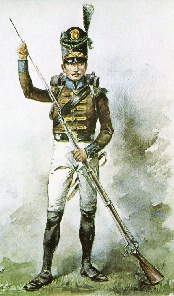 Portuguese Caçadore: Battle of the Nive fought between 9th and 13th December 1813 in the Peninsular War