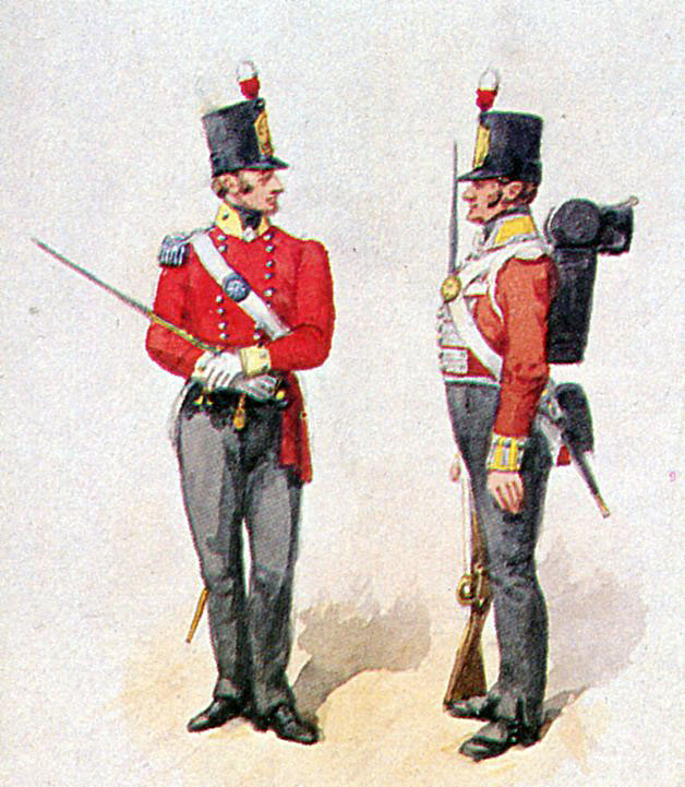 91st Regiment: Battle of Toulouse on 10th April 1814 in the Peninsular War: picture by Richard Simkin