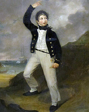 George Perceval: Battle of Trafalgar on 21st October 1805 during the Napoleonic Wars