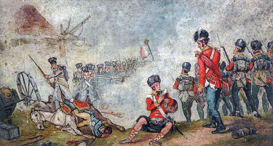 71st Highland Light Infantry at the Battle of Vimeiro on 21st August 1808 in the Peninsular War