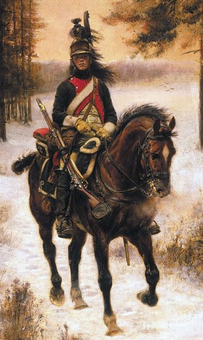 French Dragoon: Battle of Sahagun on 21st December 1808 in the Peninsular War