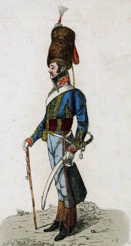 Officer British 15th Hussars: Battle of Sahagun on 21st December 1808 in the Peninsular War