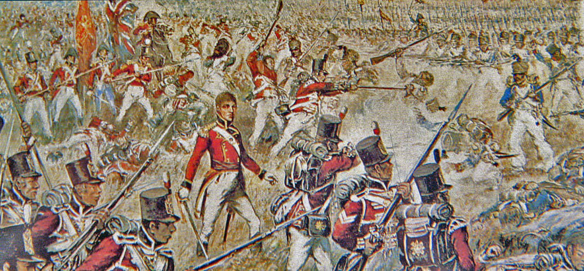 3rd Foot Guards at the Battle of Talavera on 28th July 1809 in the Peninsular War