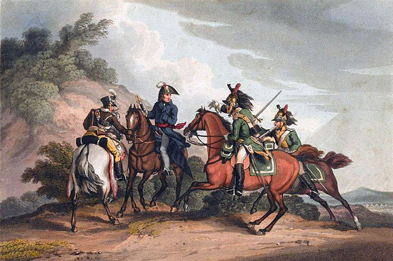 Capture of General Paget by French Dragoons on 17th November 1812 during the Retreat from Burgos in the Peninsular War