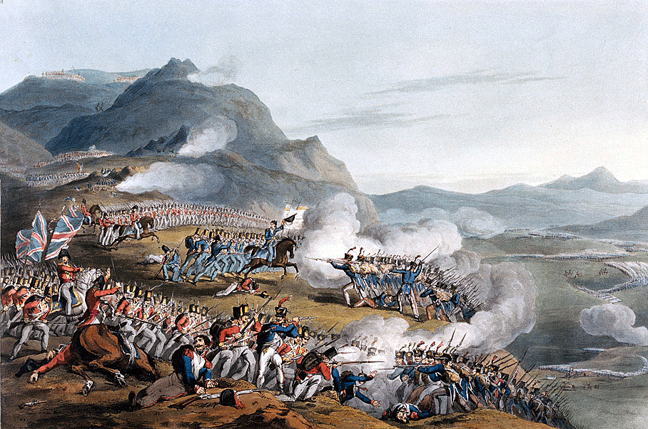 Reynier's attack during the Battle of Busaco on 27th September 1810 in the Peninsular War