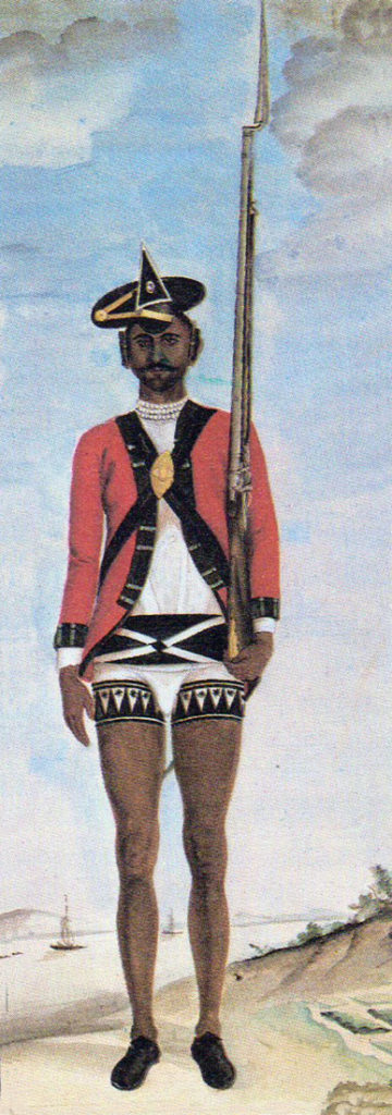 Sepoy of Bengal Infantry: Battle of Laswaree on 1st November 1803 in the Second Mahratta War