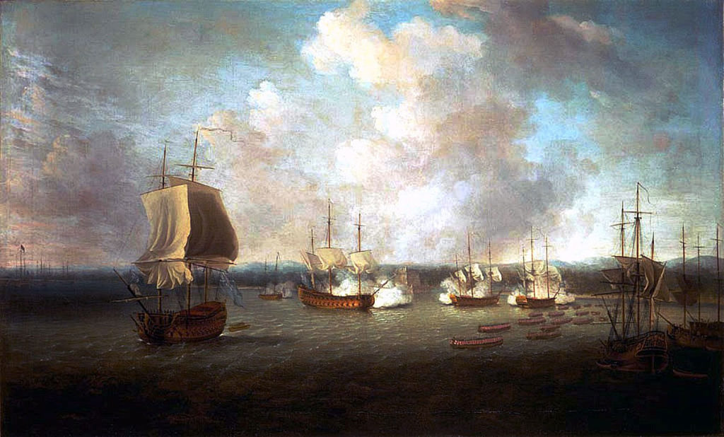  British bombardment and landing at Chorera on 10th June 1762: Capture of Havana in August 1762 during the Seven Years War