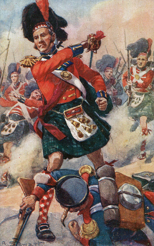 42nd Black Watch at the Battle of Alexandria on 21st March 1801