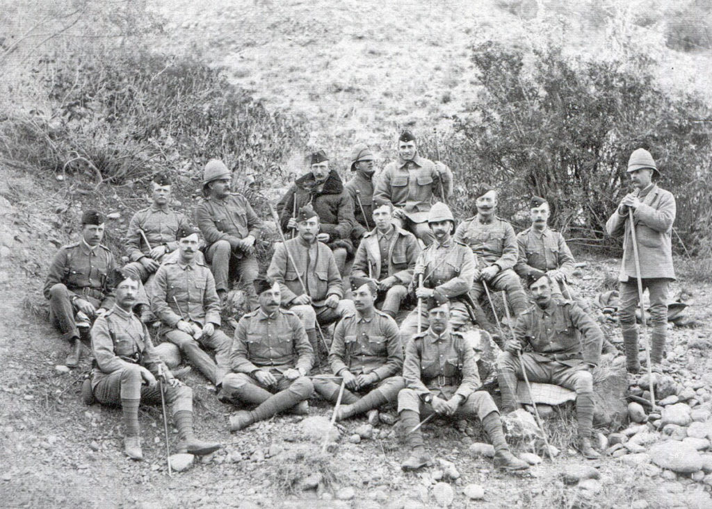 Officers of 2nd KOYLI at Shinkamer Pass: Tirah on the North-West Frontier of India 1898