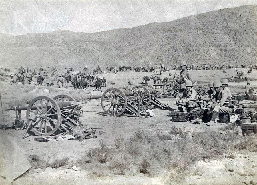 Royal Artillery Mountain Battery in the Tirah on North-West Frontier of India 1897/8