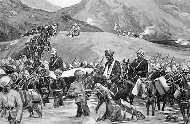 Withdrawal on 14th November 1897: Tirah, North-West Frontier of India