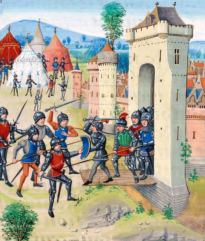 Siege of Hennebont: Battle of Morlaix 30th September 1342 in the Hundred Years War
