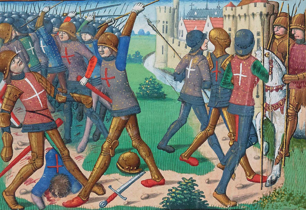 Battle of Verneuil on 17th August 1424 in the Hundred Years War