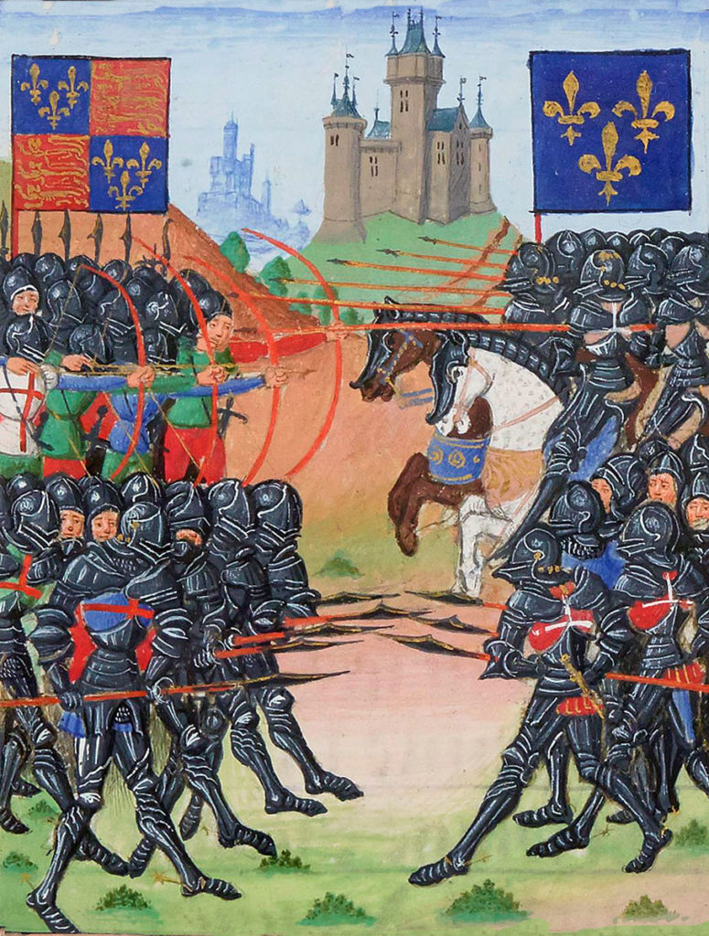 Battle of Verneuil on 17th August 1424 in the Hundred Years War