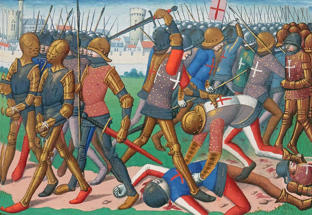 Battle of Cravant on 31st July 1423 in the Hundred Years War