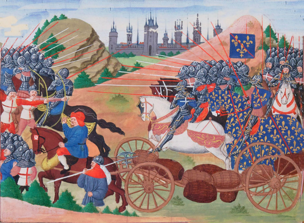 Battle of the Herrings on 11th February 1429 in the Hundred Years War