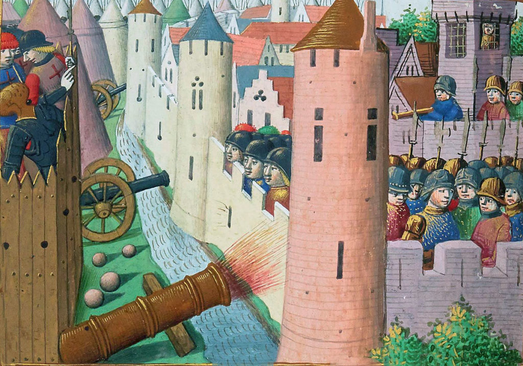 Attack on Les Tourelles in the Siege of Orleans October 1428 to May 1429 in the Hundred Years War