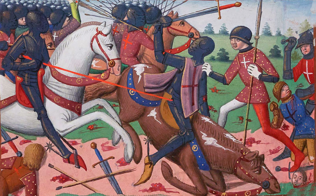 Battle of Patay on 18th June 1429 in the Hundred Years War