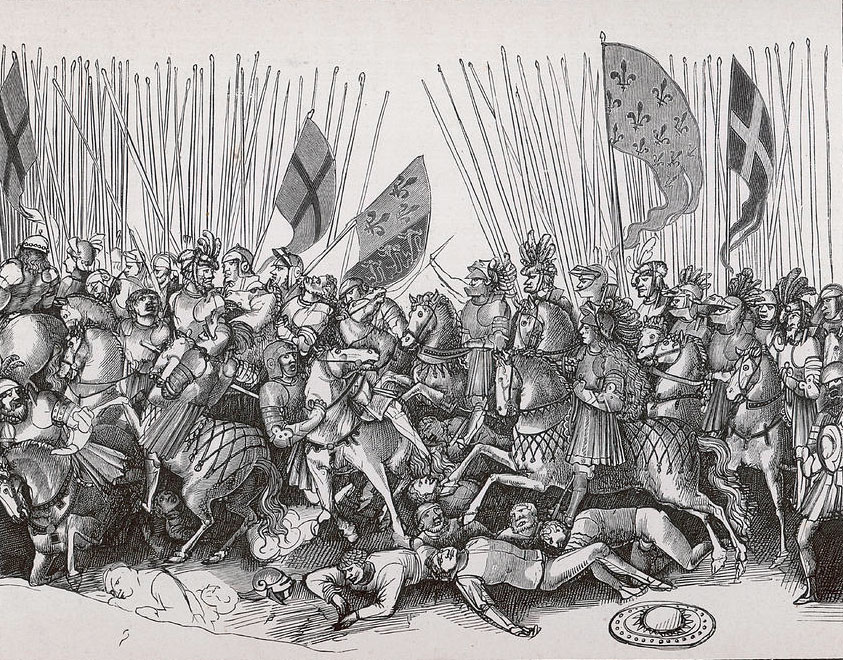 Battle of Patay on 18th June 1429 in the Hundred Years War