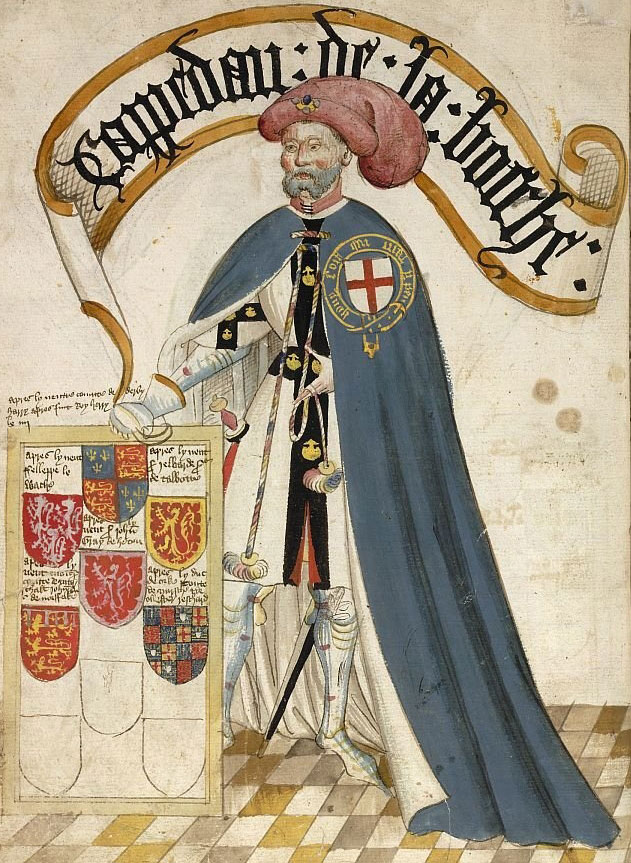 Jean III de Grailly, the Captal de Buch, in the robes of a Knight of the  Garter: Battle of Cocherel on 16th May 1364 in the Hundred Years War