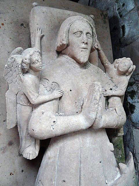 John Lord of Hangest: memorial in the Church of St Martin in Davenescourt