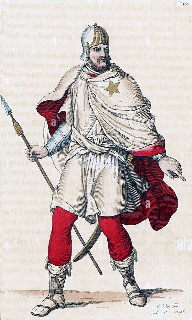 A French knight of the chivalrous 'Order of the Star': Battle of Mauron on 14th August 1352 in the Hundred Years War